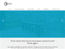 Tablet Screenshot of charter-projects.com